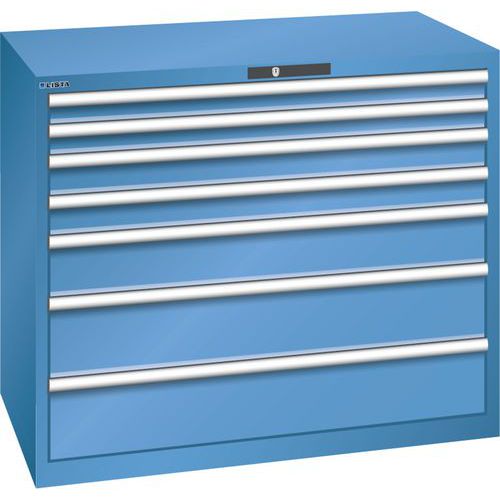 Dielenské zásuvkové skrine Lista, 1193x725x1000 mm, 7 zásuviek