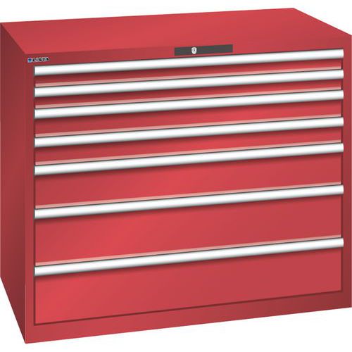 Dielenské zásuvkové skrine Lista, 1193x725x1000 mm, 7 zásuviek