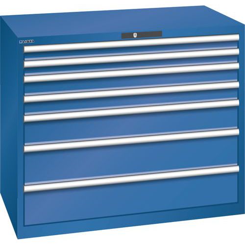 Dielenské zásuvkové skrine Lista, 1193x725x1000 mm, 7 zásuviek