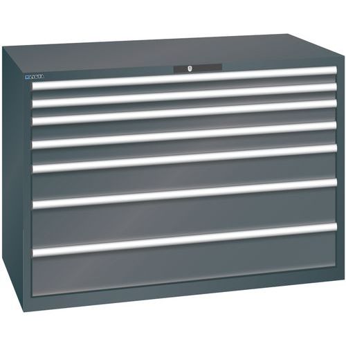 Dielenské zásuvkové skrine Lista, 1431x725x1000 mm, 5, 7 alebo 8 zásuviek