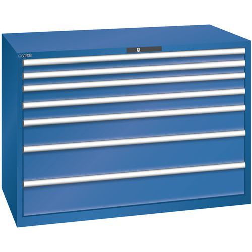 Dielenské zásuvkové skrine Lista, 1431x725x1000 mm, 5, 7 alebo 8 zásuviek