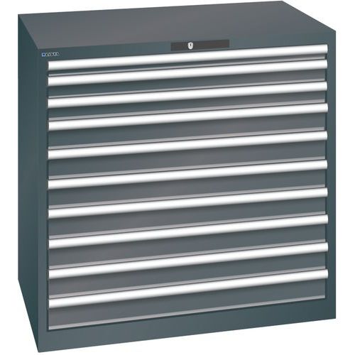 Dielenské zásuvkové skrine Lista, 1023x725x1000 mm, 10 zásuviek, 200kg