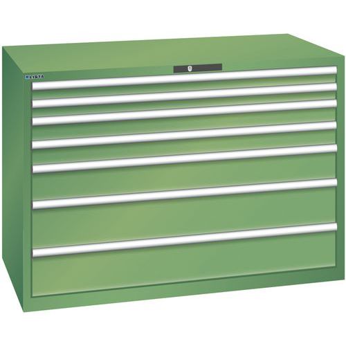 Dielenské zásuvkové skrine Lista, 1431x725x1000 mm, 5, 7 alebo 8 zásuviek