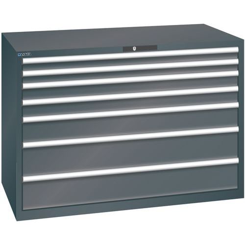 Dielenské zásuvkové skrine Lista, 1431x725x1000 mm, 5, 7 alebo 8 zásuviek