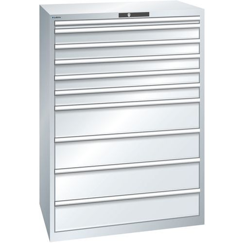 Dielenské zásuvkové skrine Lista, 1023x725x1450 mm, 10 zásuviek