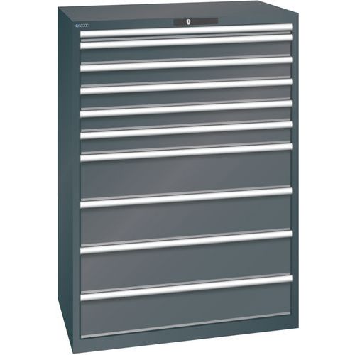 Dielenské zásuvkové skrine Lista, 1023x725x1450 mm, 10 zásuviek