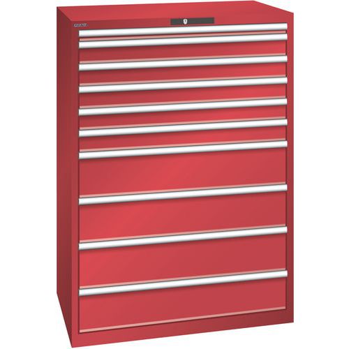 Dielenské zásuvkové skrine Lista, 1023x725x1450 mm, 10 zásuviek