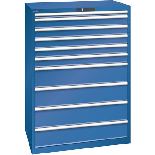 Dielenské zásuvkové skrine Lista, 1023x725x1450 mm, 10 zásuviek