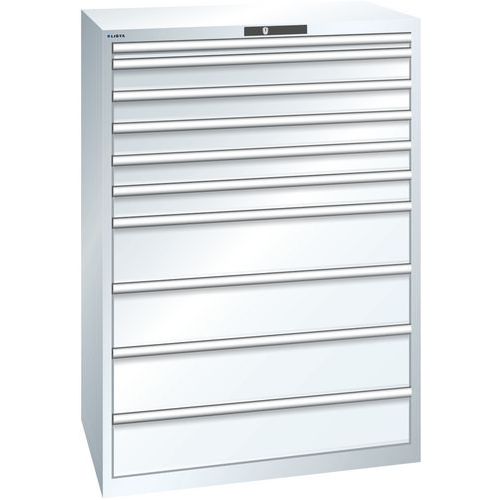 Dielenské zásuvkové skrine Lista, 1023x725x1450 mm, 10 zásuviek