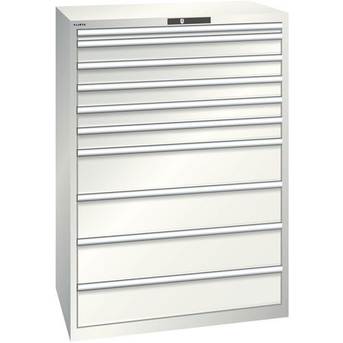 Dielenské zásuvkové skrine Lista, 1023x725x1450 mm, 10 zásuviek