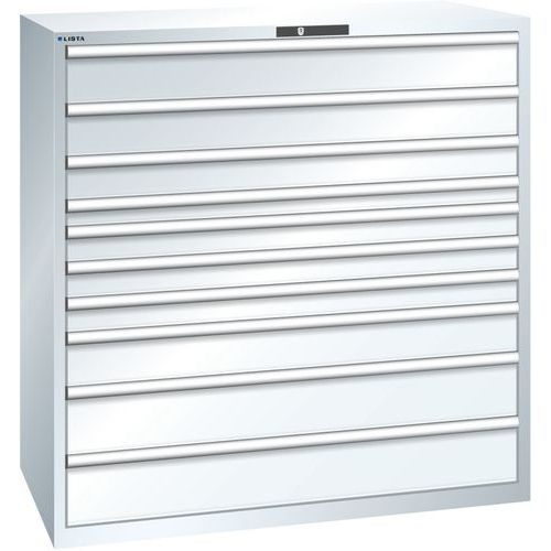 Dielenské zásuvkové skrine Lista, 1431x725x1450mm, 10 zásuviek