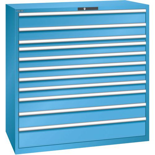 Dielenské zásuvkové skrine Lista, 1431x725x1450mm, 11 zásuviek