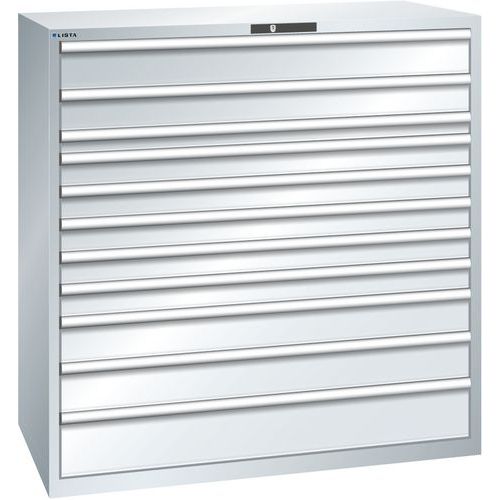 Dielenské zásuvkové skrine Lista, 1431x725x1450mm, 11 zásuviek