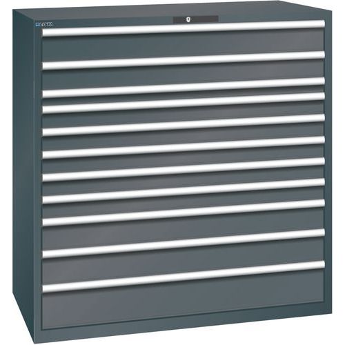 Dielenské zásuvkové skrine Lista, 1431x725x1450mm, 11 zásuviek