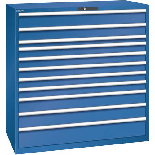 Dielenské zásuvkové skrine Lista, 1431x725x1450mm, 11 zásuviek