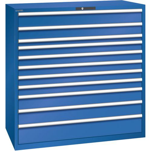 Dielenské zásuvkové skrine Lista, 1431x725x1450mm, 11 zásuviek