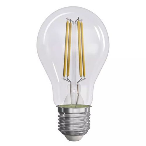 LED žiarovka Emos Filament A60, 8,5 W, E27, teplá biela, stmievateľná