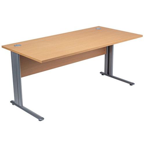 Kancelárske stoly Manutan Expert, 72 x 80 - 180 x 80 cm, buk