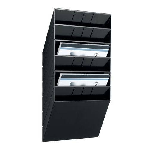 Nástenné stojany na brožúry Flexibox, výška 62 cm, šírka 34,8 cm