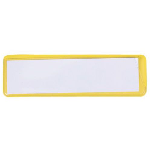 Informačné štítky na regály Manutan Expert, magnetické, 100 x 30 mm, 100 ks