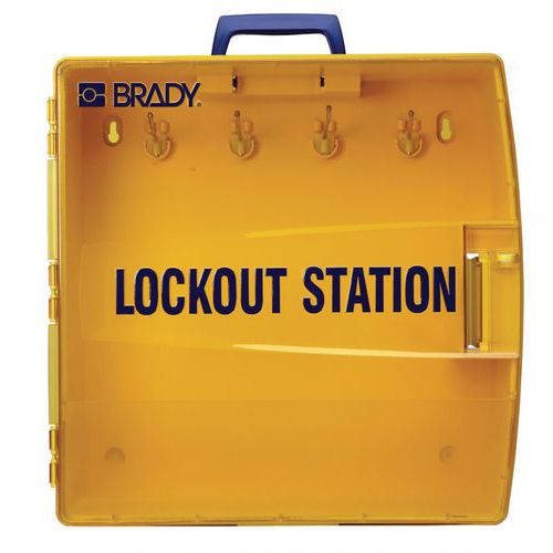 Prenosná skrinka na blokovacie mechanizmy Brady