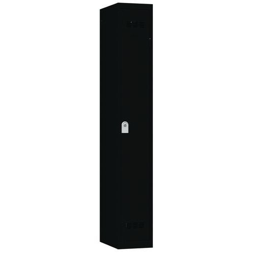Zvárané šatníky Vinco, 1 oddiel, 300 mm, cylindrický zámok