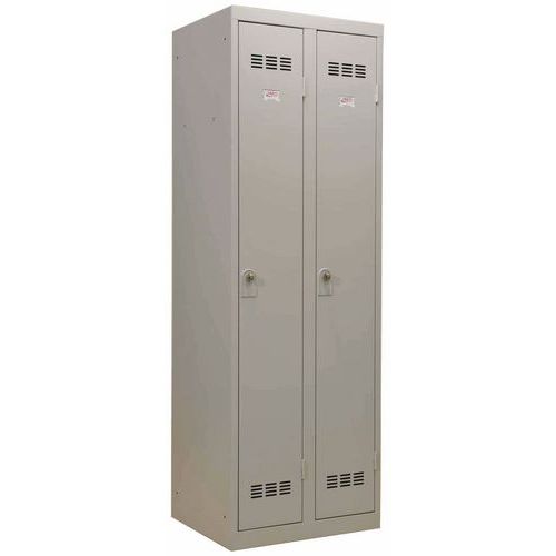 Zvárané šatníky Vinco, 2 oddiely, 300 mm, otočný uzáver Zvárané šatníky Vinco, 2 oddiely, 300 mm, otočný uzáver