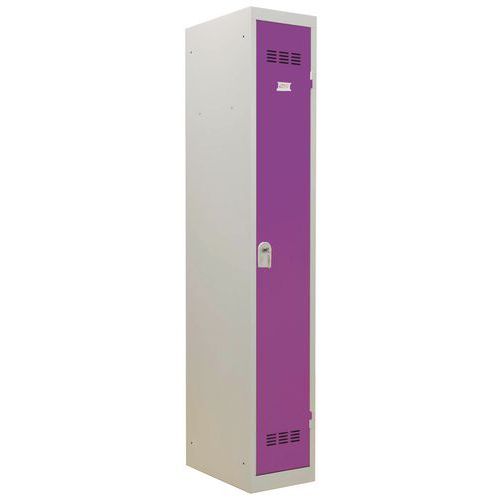 Zvárané šatníky Vinco, 1 oddiel, 300 mm, cylindrický zámok Zvárané šatníky Vinco, 1 oddiel, 300 mm, cylindrický zámok