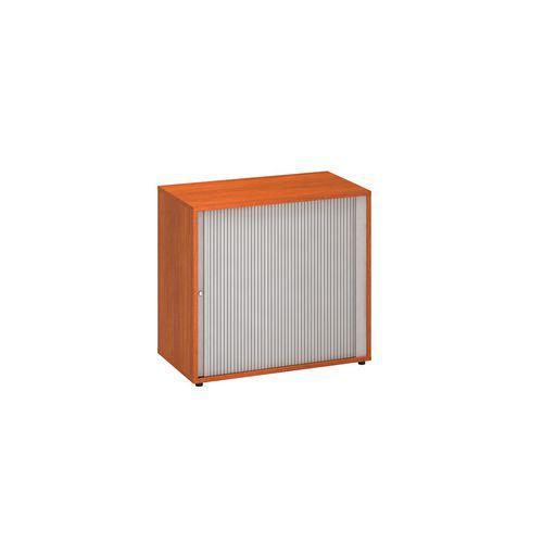 Nízke široké skrine Alfa 500, 73,5 x 80 x 45 cm, s roletou - pravé vyhotovenie