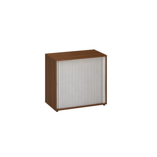 Nízke široké skrine Alfa 500, 73,5 x 80 x 45 cm, s roletou - pravé vyhotovenie