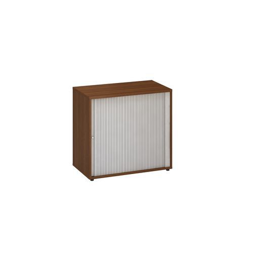 Prístavbové nízke široké skrine Alfa 500, 74,2 x 80 x 45 cm, s roletou - pravé vyhotovenie