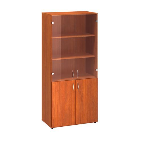 Vysoké široké skrine Alfa 500, 178 x 80 x 47 cm, s kombinovanými dvierkami