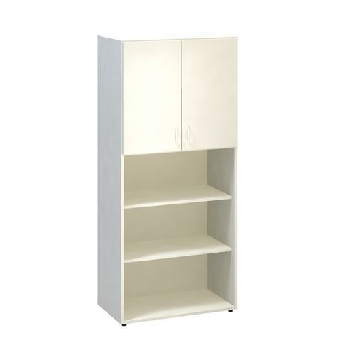 Vysoké široké skrine Alfa 500, 178 x 80 x 47 cm, s nikou a dvierkami