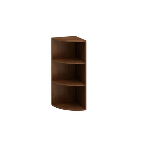 Prístavbové stredné rohové skrine Alfa 500, 104,5 x 45 x 45 cm, otvorené