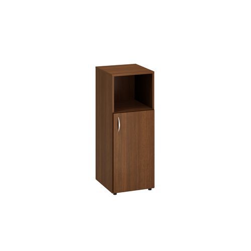 Stredné úzke skrine Alfa 500, 106,3 x 40 x 47 cm, s nikou a dvierkami - pravé vyhotovenie