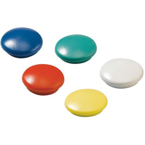 Farebné okrúhle magnety