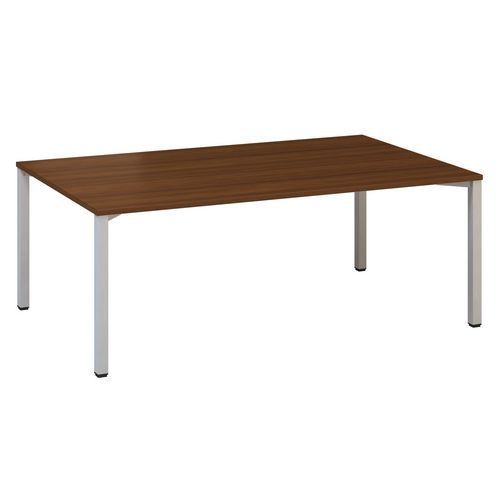 Konferenčné stoly Alfa 420 so sivým podnožím, 200 x 120 x 74,2 cm