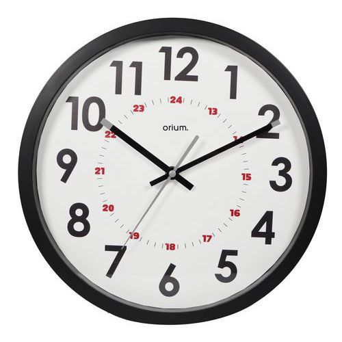 Nástenné hodiny Orium s dvojitým ciferníkom, priemer 30 cm