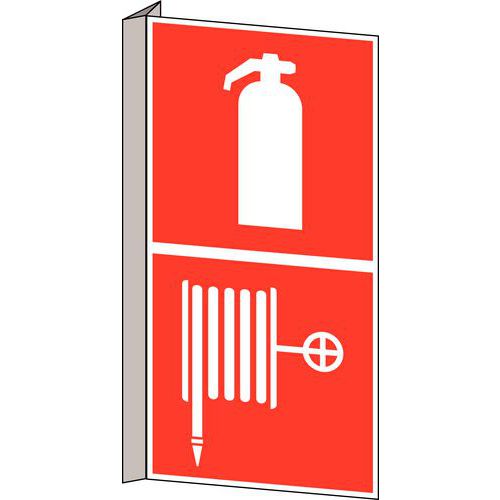 Požiarne bezpečnostné značky – „Hasiaci prístroj a požiarne hadice“ , PVC