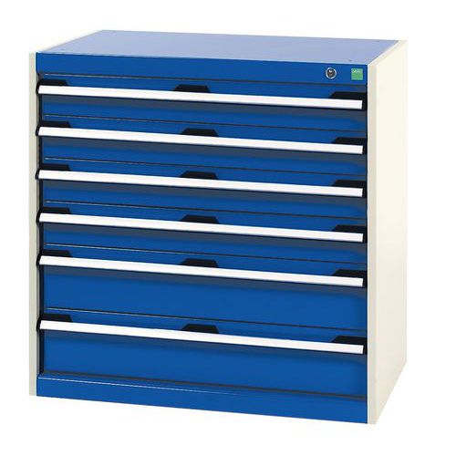 Dielenské zásuvkové skrine Bott SL-85, výška 80 cm