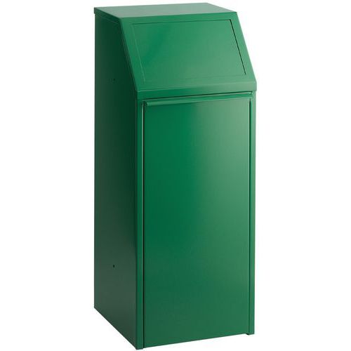 Kovové odpadkové koše na triedený odpad VAR, objem 68 l