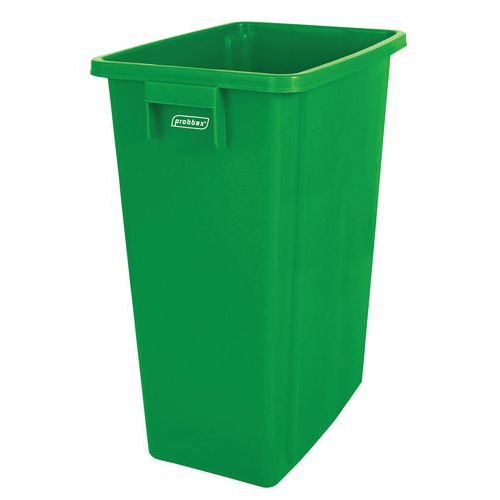 Plastové odpadkové koše Probbax na triedený odpad, bez veka, 60 l