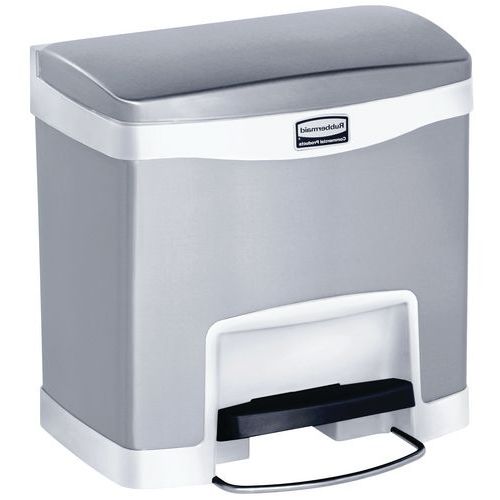 Kontajner Slim Jim Step On End Step 15 l z nehrdzavejúcej ocele – Rubbermaid