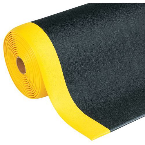 Sof-Tred™ protiúnavové priemyselné rohože, čierna/žltá, šírka 122 cm