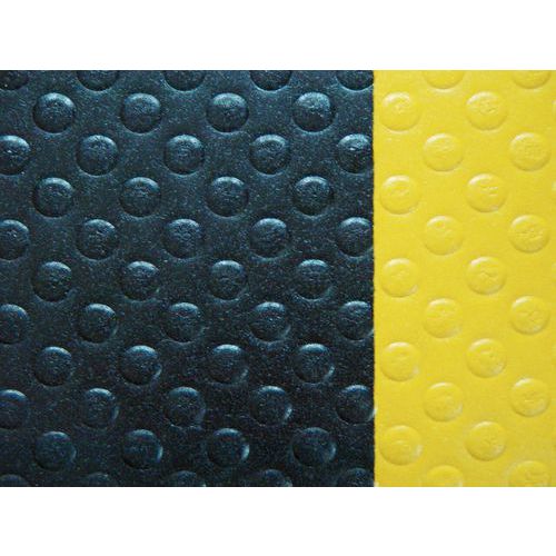 Sof-Tred™ protiúnavové priemyselné rohože s bublinkovou vrstvou, čierna/žltá, šírka 122 cm