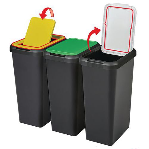 Odpadkové koše na triedený odpad, 45 l - CEP