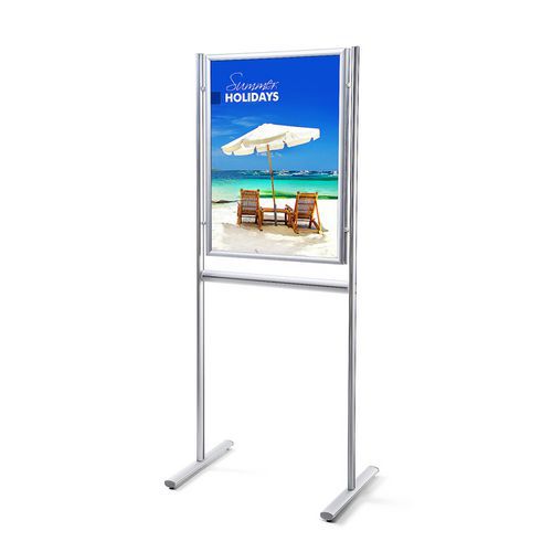 Obojstranné reklamné stojany Infoboard, profil 25 mm