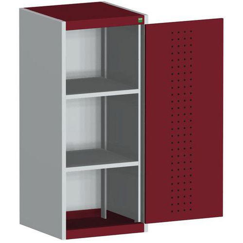 Dielenské skrine Bott Cubio, perfo dvere, výška 120 cm