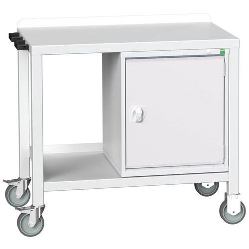 Mobilné dielenské stoly Bott Verso Weld so skrinkou, šírka 100 cm, multiplex/oceľ