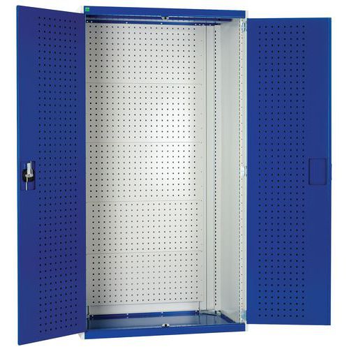 Dielenské skrine s perfo panelmi pre držiaky na náradie/náradie